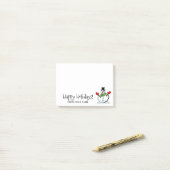 カウト雪だるまパーソナライズされたクリスマス冬休み ポストイット (デスク上)