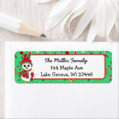 カウト雪だるまホリデーシーズンフェスティバル ラベル (インサイチュ)