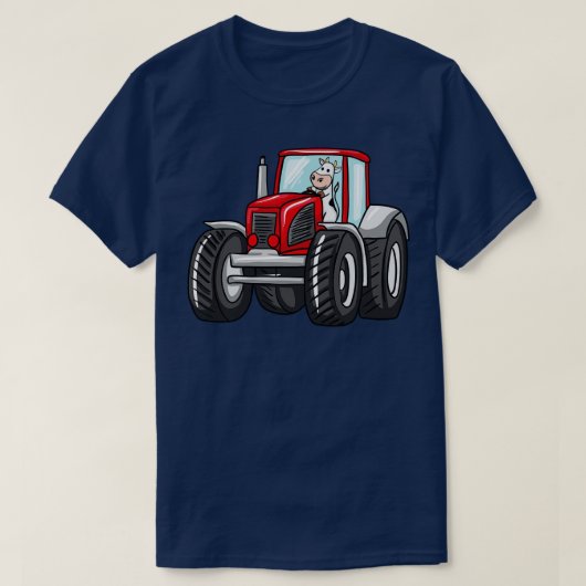 カウドライビングトラクタ Tシャツ (デザイン正面)