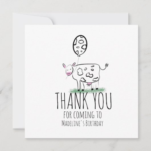 カウドードルファーム動物の誕生日パーティーありがとう (正面)
