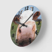 カウノーズ時計 ラウンド壁時計 (傾斜)