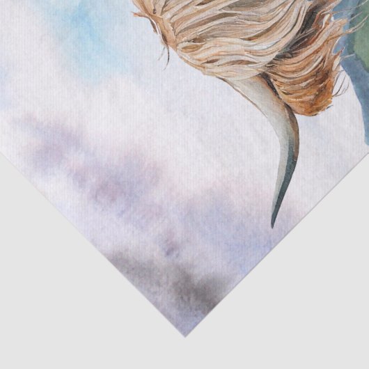 カウハイランドファームメドウウォーター色 薄葉紙 (詳細)