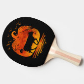 カウハロウィーンのコスチュームかぼちゃの秋シーズン 卓球ラケット (横)