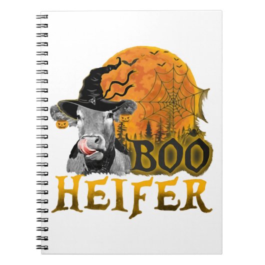 カウハロウィーン ノートブック (正面)