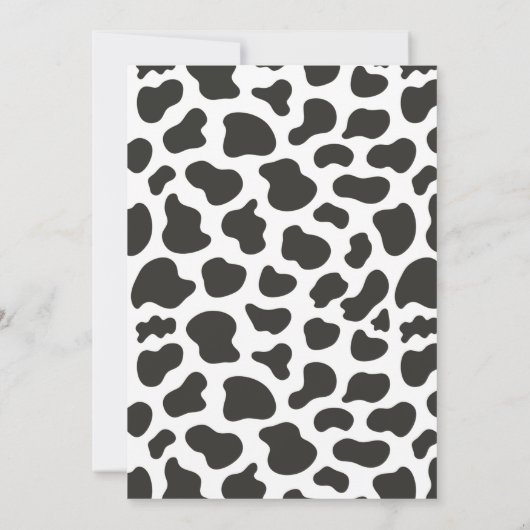 カウバースデーパーティーピンクフローラファームランチ誕生日 招待状