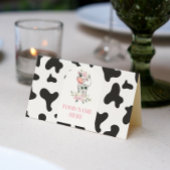 カウバースデーパーティー座席表 プレイスカード