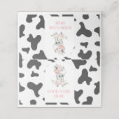 カウバースデーパーティー座席表 プレイスカード (外部開封)