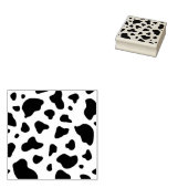 カウパターンプリントウッドアートスタンプ ラバースタンプ (押印)