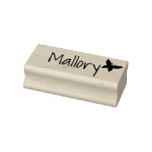 カウパーソナライズされたイシンプル蝶名前をカスタムする ラバースタンプ (スタンプ)