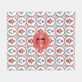 カウパーソナライズされたト格言クリスマスフリースブランケット フリースブランケット (正面(横))