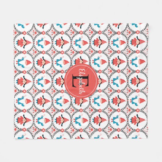 カウパーソナライズされたト格言クリスマスフリースブランケット フリースブランケット (正面(横))