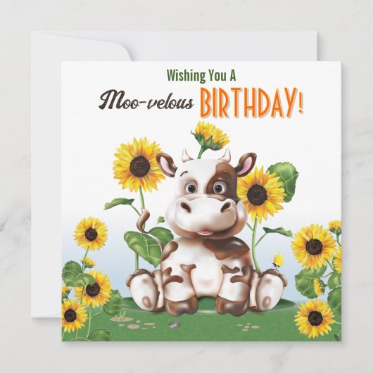 カウヒマワリ子供の誕生日 (正面)