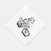 カウビケパッキクラシックングTシャツ スタンダードランチョンナプキン (角)