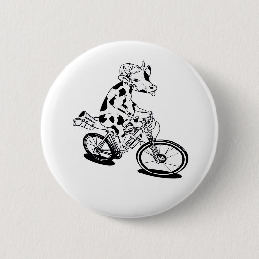 カウビケパッキクラシックングTシャツ 缶バッジ (正面)