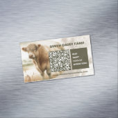 カウビジネスQRコードカード磁石 マグネット名刺 (インサイチュ)