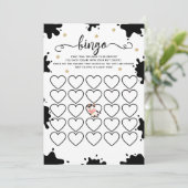 カウビンゴベビーシャワーゲームカード 招待状 (スタンド正面)