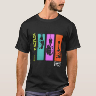 カウビーボップハンドガンパネカラフルル Tシャツ