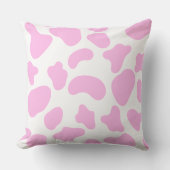 カウピンク20x20装飾用クッション クッション (正面)