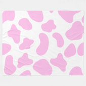 カウピンク60x80フリースブランケット フリースブランケット (正面(横))