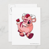 カウピンク ポストカード (正面/裏面)