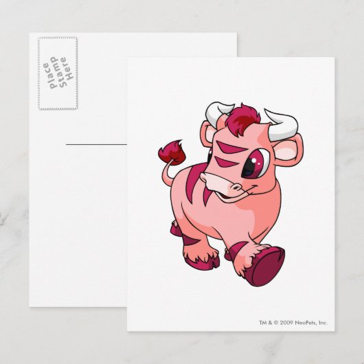 カウピンク ポストカード (正面/裏面)