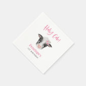 カウピ素朴ックバースデーパーティー スタンダードカクテルナプキン (角)