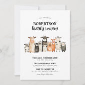 カウフおもしろいァミリ懇親会 招待状 (正面)