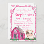 カウファースト誕生日招待状 招待状 (正面/裏面)