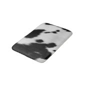 カウファースポッツ白黒ウエスタン バスマット (アングル)