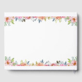 カウファームアニマルズ納屋周囲の庭ベビーシャワーゲストブック ゲストブック (裏面)