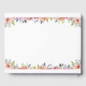 カウファームアニマルズ納屋周囲の庭ベビーシャワーゲストブック ゲストブック (裏面)