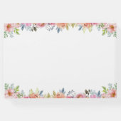 カウファームアニマルズ納屋周囲の庭ベビーシャワーゲストブック ゲストブック (裏面)