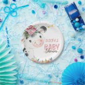 カウファームアニマルズ納屋周囲の庭 ペーパープレート (パーティー)