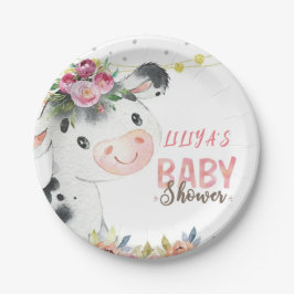 カウファームアニマルズ納屋周囲の庭 ペーパープレート