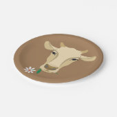 カウファームカウンティウェディングパーティー誕生日ブラウン ペーパープレート (アングル)