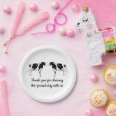 カウファームカウンティ農家結婚記念日 ペーパープレート (パーティー)