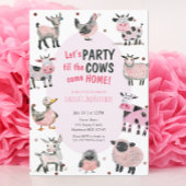 カウファームガールズセカンド誕生日 招待状