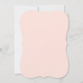 カウファームサンゴ及びピンクフローラベビーシャワー招待状 招待状 (裏面)