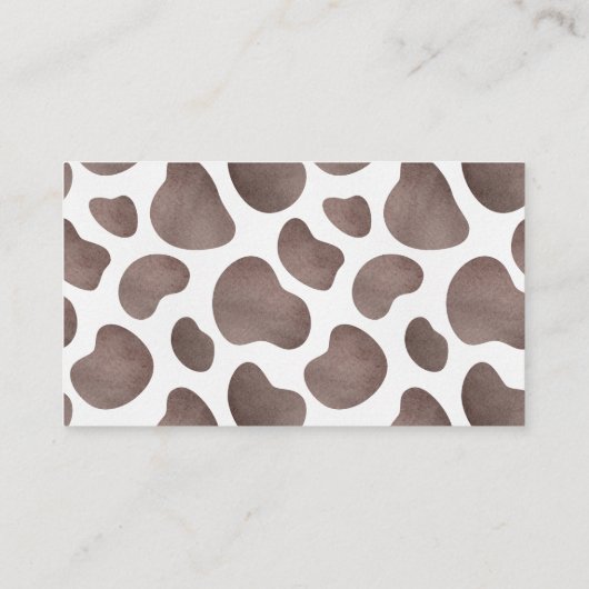 カウファームジェンダーリビールおむつラッフルカード エンクロージャーカード (裏面)