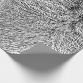 カウファームヴィンテージ白黒カントリー素朴 ラッピングペーパー (角)