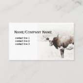 カウフォトアートセピアカスタムトーン両面 名刺 (裏面)