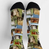 カウフォトコラージュ、クルーソックス ソックス (上部)