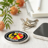 カウフベレン丸エンブレム キーホルダー (側面)