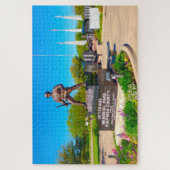 カウフマンカウンティ退役軍人メモリアルノルマンディフランス ジグソーパズル (縦)