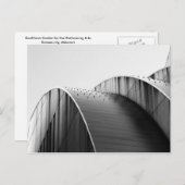 カウフマンセンターブラックアンドホワイトカーブカンザスシティ ポストカード (正面/裏面)