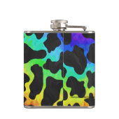 カウブラックアンドレインボープリント フラスク (裏面)