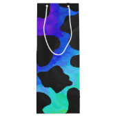 カウブラックアンドレインボープリント ワインギフトバッグ (裏面)