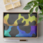 カウブラックアンドレインボー物 薄葉紙 (ギフト)