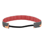 カウブラック&オレンジプリント アスレチックヘッドバンド (裏面)