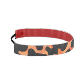 カウブラック&オレンジプリント アスレチックヘッドバンド (左)